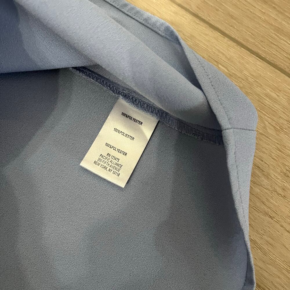 Tahari ASL Women's Baby Blue Sleeveless Blouse Size XL - Picture 5 of 7